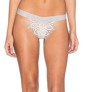 BLACK / NAVY skivvies for Love & Lemons Penelope thong nwt sz L